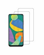 GADGETRONICS Samsung Galaxy A21S,A81,F52,S10 Lite and Note 10 Lite Transparent Tempered Glass Scratch Resistant Screen Protector (Pack of 2)