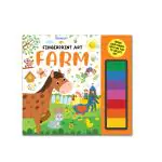 Fingerprint Art Activity Book for Children - Farm with Thumbprint Gadget : Pick and Paint Coloring Activity Book For Kids Fingerprint Colouring Book for Kid by Dreamland Publications (ISBN 9789395588201)