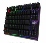 THE COMPUTER TECHNOLOGY Multi Key Anti ghosting Mechanical RGB Gaming Keyboard Rubber Dome Key G Buttons RGB LED Backlit-a3