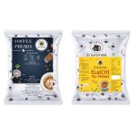 D'aromas Coffee & Elaichi (Cardamom) Tea Premix-1kgx2 ,Instant Premix Powder, Ready to Drink - Hot & Cold