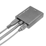 ACCU CABLE VGA Male To HDMI Female Converter Cable Adapter with Audio HD Cable for PC(Black