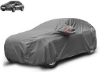 Auto Hub Fiat Linea Car Cover with Mirror Pocket, Waterproof Layers, Car Cover Linea Waterproof - Taiwan Grey