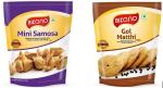 Bikano Indian Snacks | Samosa 200 Gm + Gol Matthi 200 Gm | Pack of 2 | 400 Gm
