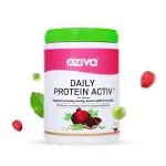 OZiva Daily Protein Activ For Women, Chocolate 300g, For Better Energy, Bone Health & Hormonal Balance, With Clean Protein, Tulsi, & Probiotics for Better Protein Absorption
