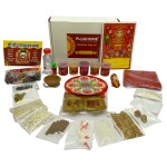 PUJAHOME 100% Pure Natural Karwa Chauth Puja Samagri Kit | Karwa Chauth MATA Pooja Kit | KarwaChauth Pooja Samagri with NavShringaar Saman Pooja Needs (30+ Items)