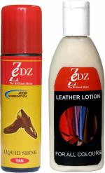 Zedz Combo Of Leather Liquid Polish And Leather Lotion