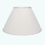 YURA HANDICRAFTS Lamp Shade with Georgette Fabric (Size 4x10x7 Inch) - PP(Pleated Plain) Table Lamps Lamp Shade (Polypropylene)