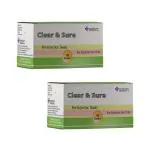 Clear & Sure 100 Sterile Antiseptic Cleaning Swabs, Antiseptic Prep Pads for Skin care and Wipe pads - 200 Count