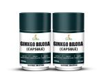 GRINBIZZ Ginkgo Biloba Capsule With 500mg/Brain & Memory Support/Good Concentration/Helps Anxiety & Stress