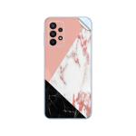 GADGETSWRAP Printed Vinyl Skin Sticker for Samsung Galaxy A23 - Peach Marble