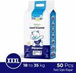 pingger Cotton Baby Diapers XXXL 18 - 35 kg (50 Pieces)