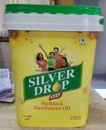 Silver Drop Refined Sunflower Oil 15 liter Bucket Jar| For Roasting, Frying, Baking All type of Cuisines