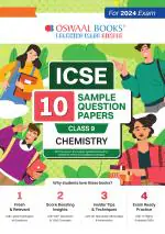 Oswaal ICSE 10 Sample Question Papers Class 9 Chemistry For Board Exam 2024 (Based On The Latest CISCE/ICSE Specimen Paper)_oswaal books