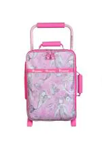 it luggage Curiosity Blue Underseater 18 inches Kids Luggage Soft case World's Lightest Collection Travel Bag 2 Wheel Trolley Bag (Mermaid Pink)