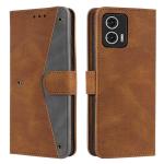 Autofocus Faux Leather Back Case Flip Cover for Motorola G73 5G with ID Card Slot | Foldable Stand | 2 Card Slot | 1 Cash Slot | Magnetic Closure - Executive Brown, 21898