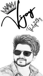 Ordershock Waterproof Vijay Thalapathi Temporary Body Tattoo