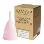 Namyaa Ultra Soft Medium Reusable Menstrual Cup | 100% Medical Grade Silicone| FDA Compliant