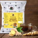 D'aromas Ginger Tea 1kg, Instant Premix Tea Powder, Ready to Drink Tea, Summer Drink