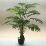 ARICKDECOR Artificial 3ft 24 Leaves Areca Palm Plants/Tree for Home Decor/Living Room/Office Small/Medium Size 90cm/3ft (With Pot)