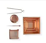 SRI GURU Agnihotra Copper Kit Set - 1 (Heavy Copper Metal)