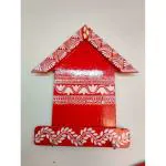 Gudia Arts Handcrafted Aipan Art key holder