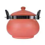 CLAYWALA - Clay Dal handi for cooking with lid and handle/Mitti handi / Biryani handi