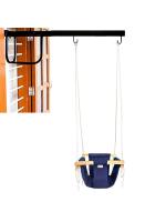 VParents Roller Swing for Kids with Hanging Metal Rod for Indoor Outdoor| jhula for Kids|Baby Garden Swing (8 Months to 3 Years) (Up to 15 kg) (Blue)