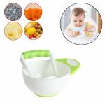 Safe-o-kid High Quality, Grinding Feeding Bowl, Portable Masher/Serving Bowl For Baby Food Preparation- Green Pack of 1