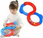 PlayVista 8 Shape Infinite Balancing Track Toy with 2 Bouncing Maze Ball for Kids,Hand Eye Coordination Exercise Activity Anxiety Stress Relief Toys Games Creative / Game,for Autistic Adults and Children Toddler Toys Class Gifts for Students