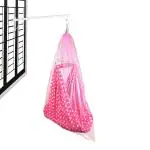 beetot New Born Baby Swing Cradle (Jhula) Set | Cradle Swing, Mosquito Net, Spring, Triangle Hanger, Window Hanger | Weight Capacity up to 15kg | Age from 0-12 Months | Jhula (Star Pink)