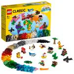 LEGO Classic Around the World Building Kit, Toys for Kids, 950 Pieces, Multicolour, 4Y+