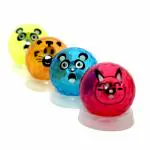 MEGA PLAY FLASHING BOUNCING LED LIGHT BALL ( PACK OF 2)-MULTICOLORED (COLOR MAY VARY)