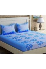 TULSI IMPEX DOUBLE BEDSHEET WITH 2 PILLOW COVER