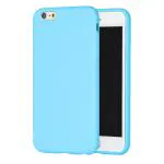 LIRAMARK Liquid Silicone Soft Back Cover Case for Apple iPhone 6 / 6S (Sky Blue)