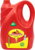 kailashpati Kachi Ghani Mustard Oil | Natural Sarso Ka Tel with Rajasthani Mustard Oil Jar (5 L)
