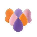 Doucce 6 Pcs Makeup Sponge Set Blender Beauty Foundation Blender Sponge, Flawless Foundation Blending Sponge for Applying Liquid Foundation, Cream, Powder,Multi-Colored Makeup Sponge (Colorful)