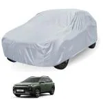 Auto Hub Car Cover Compatible with Hyundai Exter with Water Resistant, Triple Stitched, Exter Car Cover- Silver