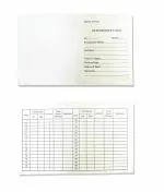 LRS Labour Daily Attendance Card,Muster Card and Wages Card (Pack of 100)