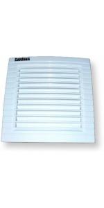 Santosh 6 Inch Axial Flap 150 mm Energy Saving 7 Blade Exhaust Fan (Flap, Pack of 1)