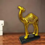 Sidak Golden Camel Statues Resin Idols and Figurines (10 x 4 cm)