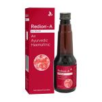 Redion-A Syrup 200 ml| Boosts Hemoglobin Levels|Improves Concentration Level|Energy & Blood Building (200 ml - Pack Of 1)