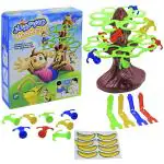 Toy Cloud Multicolor Jumping Monkeys Family Entertainment Game With 8 Monkeys 4 Shooters