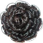 Cosmic Women and Girl Natural Brown Synthetic Fiber Elastic Extension Bun Hair Extension