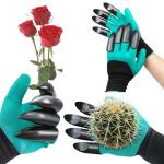WIGZA Garden Gloves with Claws,Claw Gardening Gloves 1 Pair for Digging and Planting Gardening Gifts for Women and Men-1 Pair