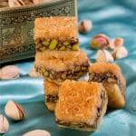 Pistachio Kunafa Baklava
