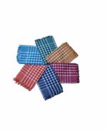 ASH Traders Sircilla Khadi Cotton Handloom Bath Towels Size 36/72Inch(90/180cm) 3/6feet Heavy Quality Pack of 6