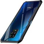 COBERTA Back Cover for Xiaomi Poco M2 Pro Back Cover Case - Black Transparent