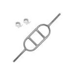 Protoner Oval Biceps and Triceps Rod with Locks for Home Gym, Adult