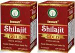 Deemark Shilajit Gold with Kesar Ayurvedic Medicine (2 Packs, 45 Capsules in Each Pack)