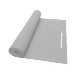 PowerMax Fitness 4mm Thick Premium Exercise Grey Color Yoga Mat, Ultra-Dense Cushioning for Support